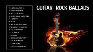 Relaxing Guitar Slow Rock 70s 80s  Best Of Guitar Slow Rock Instrumental 2019 [upl. by Laehcimaj]