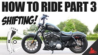 How To Ride A Motorcycle Part 03  Shifting [upl. by Naj]