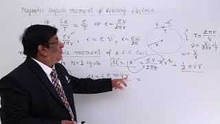 Class 12th – Magnetic Dipole Moment of Revolving Electron  Gyromagnetic Ratio  Tutorials Point [upl. by Cresa]