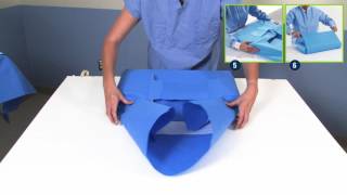 How to Use Halyard SMARTFOLD Sterilisation Wrap [upl. by Kathlene]