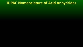 IUPAC Nomenclature of Acid Anhydrides [upl. by Woodhouse192]