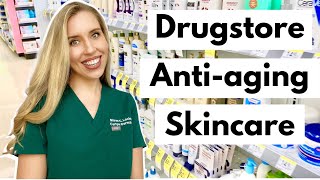 Drugstore Antiaging Skincare Routine  The Budget Dermatologist [upl. by Idham]