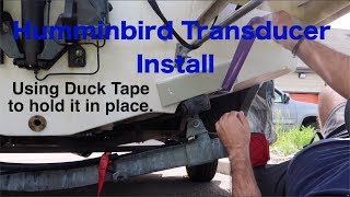 HumminBird Helix 9 G3N amp G4N Transducer Install [upl. by Eleahcim]