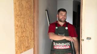 How to Install a Door Jamb  DIY At Bunnings [upl. by Aiki]