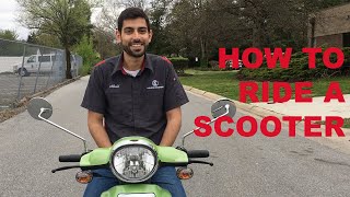 How to ride a scooter  tips tricks and more [upl. by Lindley]