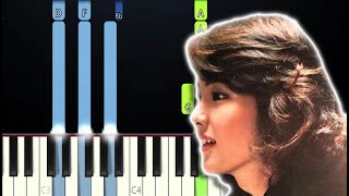 Miki Matsubara  Stay With Me Piano Tutorial [upl. by Hanahs]