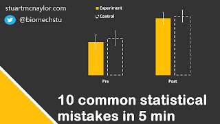 Ten Statistical Mistakes in 5 Min [upl. by Bluefarb]