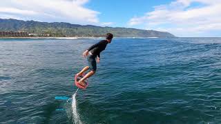 Hydrofoil Surf Heaven in Hawaii [upl. by Anidnamra138]