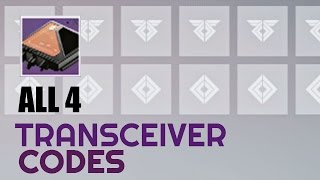 Curious Transceiver Codes in Destiny The Taken King Transceiver Codes for Sleeper Simulant Quest [upl. by Ariet403]