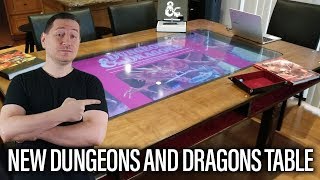 Our New Custom Dungeons amp Dragons Game Table [upl. by Erasme]