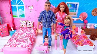 Barbie Doll Morning Family Routine for School  Best Videos Compilations  PLAY DOLLS [upl. by Zacarias309]