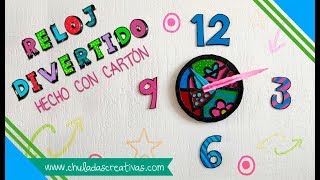 Reloj Fácil y Divertido ⏰ Chuladas Creativas Clock DIY Romero Brito [upl. by Latouche130]