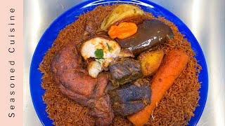 THE BEST JOLLOF RICE  Gambian  Senegalese Benachin  How To Make Jollof Rice [upl. by Safire272]