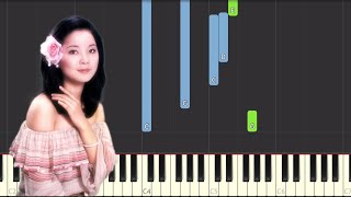 The Moon Represents My Heart  Teresa Teng  Piano Tutorial by Chou Vang [upl. by Lardner600]