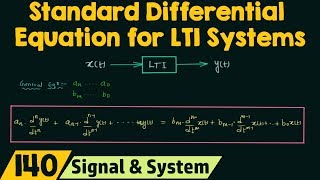 Standard Differential Equation for LTI Systems [upl. by Adnah]