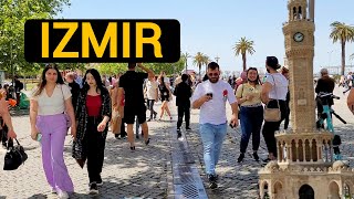 Izmir walking Tour 🇹🇷 [upl. by Riffle]