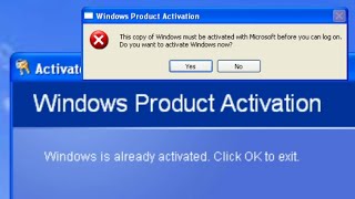 Breaking Windows XP activation [upl. by Novrej]