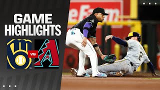 Brewers vs Dbacks Game Highlights 91424  MLB Highlights [upl. by Vander]