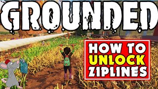 How To Unlock And Craft Ziplines In Grounded New Update Is Live [upl. by Goldberg]