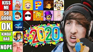 The BEST Roblox YouTubers of 2020 Tier List [upl. by Ahsiret89]