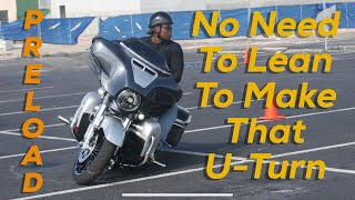 Do You Fear Leaning Your Motorcycle While Making UTurns At Slow Speeds Watch This [upl. by Gibbs]