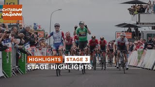 Dauphiné 2022  Stage 3  Highlights [upl. by Ansilme205]