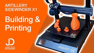 Beginners guide to Artillery Sidewinder X1  Unboxing building and first print [upl. by Nahtam]