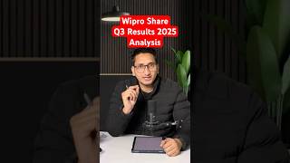 Wipro Share Q3 Results 2025 Analysis 🧐 [upl. by Enelaj688]