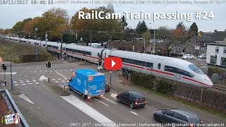 RailCam Passing with 16 Trains in 9 minutes [upl. by Rey]