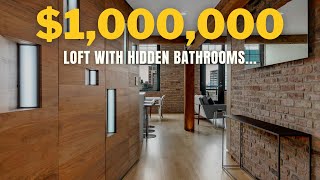 Touring 14 Million Luxurious Lofts With Hidden Bathrooms  Andrei Savtchenko [upl. by Ydarb]