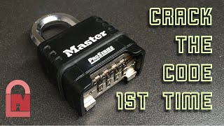 Master Lock Pro 1178 Decoded Out of the Pack [upl. by Aneekas]