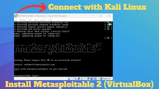 How to Install METASPLOITABLE 2 in VirtualBox Kali Linux [upl. by Acirretal]