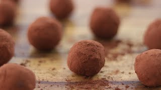 Classic Chocolate Truffles Recipe  How to Make Chocolate Truffles [upl. by Nodnek246]