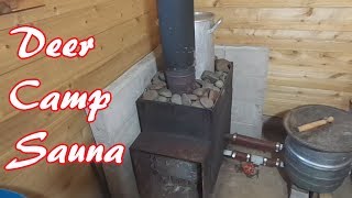 How Our Off Grid Wood Stove Sauna Works [upl. by Apgar]