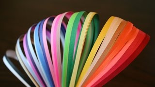 How To Make Your Own Quilling Paper Strips [upl. by Alpheus]