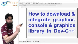 How to Download and Add Graphics Console in DevC on Windows 10 [upl. by Ahsuas]