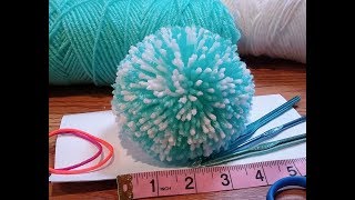 4inch pompom using folded paper [upl. by Ahselaf]