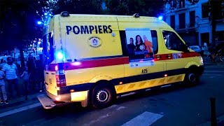 Strange Ambulance Siren in Belgium [upl. by Reginauld]