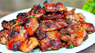 Honey Garlic Baked Chicken Thighs Recipe  Easy Chicken Recipe [upl. by Suzan]