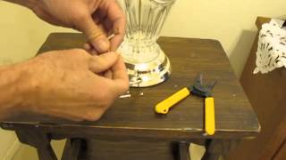 How to Rewire a Lamp [upl. by Kellby]