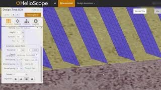 HOW TO CALCULATE GCR IN HELIOSCOPE  GROUND COVERAGE RATIO GCR IN SOLAR PV SYSTEM [upl. by Nim]