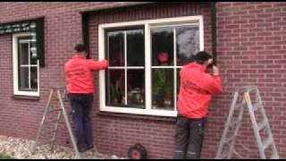 Aluminium markies zonwering montage instructie [upl. by Placeeda]