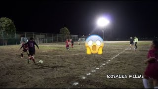 Crazy Last Minute Goal  HORRIBLE Muddy Field [upl. by Ellerihs378]