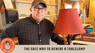 The Safe Way to Rewire A Table Lamp [upl. by Inavihs]