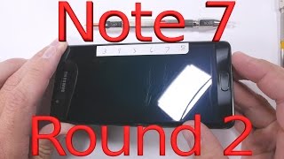 Note 7 Scratch Test  CORRECTION VIDEO  Gorilla Glass 5 [upl. by Phelgon]