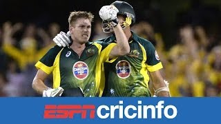 Faulkners late blitz stuns India  India v Australia 3rd ODI [upl. by Embry]