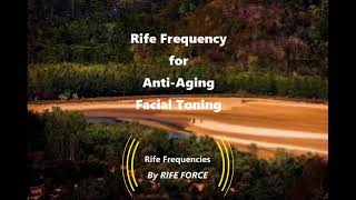 Anti Aging Facial Toning  Rife Frequency [upl. by Handler450]