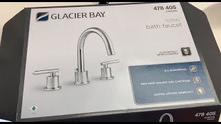 How to install a Glacier Bay 3 piece bathroom Faucet [upl. by Home]