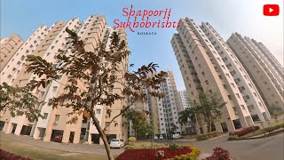 Morning Ride in Shapoorji Sukhobrishti Housing Complex  Kolkata [upl. by Nrubua]