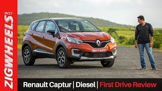 Renault Captur  Diesel  First Drive Review  ZigWheelscom [upl. by Barolet223]